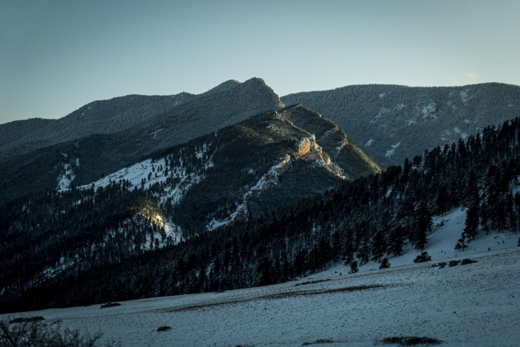 Mountain where you can camp