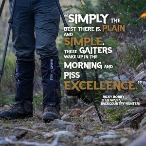 Gaiters from Katmai Gear